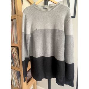 KR3W Blocked Crewneck Sweater Size L